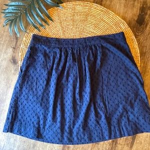 🆕{G.H. Bass & Co.} Pleated Eyelet Skirt